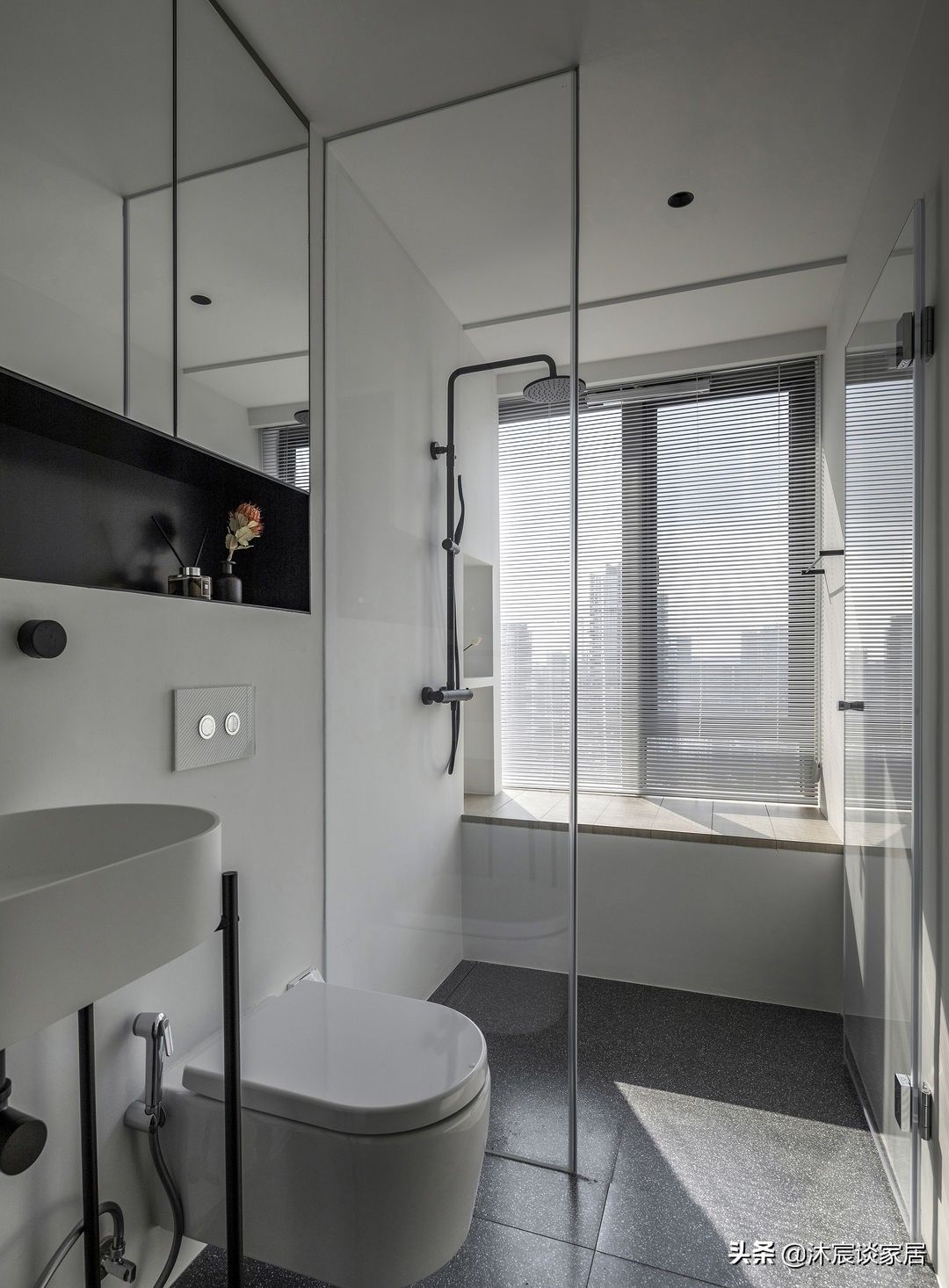 装修|怪不得这么多人喜欢微水泥,用在装修上,室内极简大方,干练纯粹