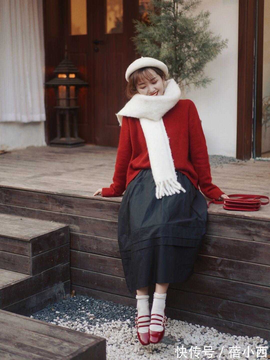 半身裙 小个子女生如何穿针织衫?这几套造型可以直接照搬,高级又优雅