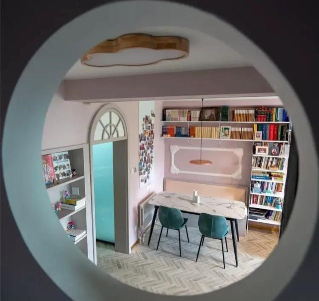 卫生间|为孩子读书买下46㎡小宅，缩小卧室变两室两厅，改造后温馨舒适