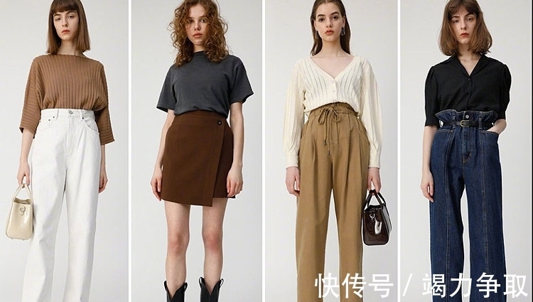 黑+白 女人职场穿搭无需太过用力,简约大气的“素色”就能让你气质备升