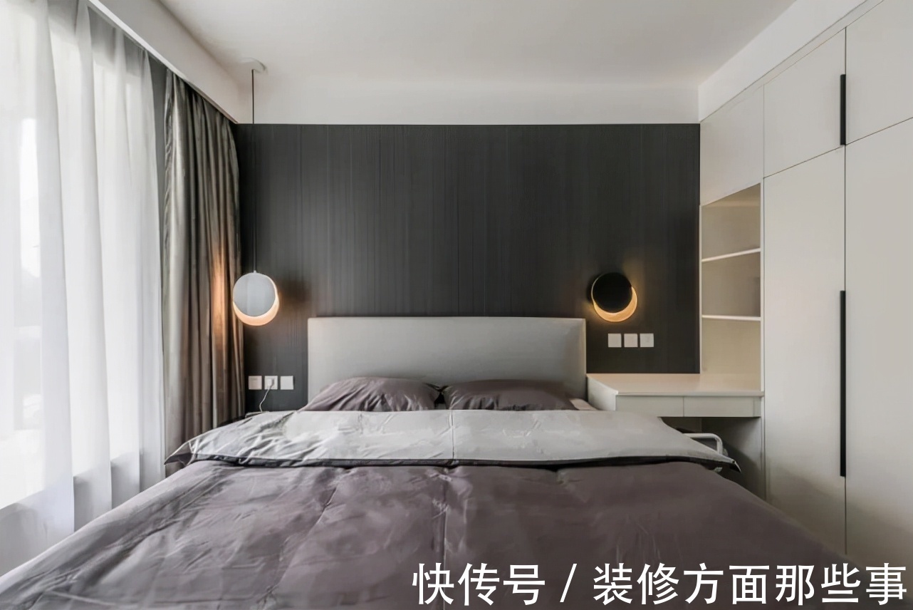 灰色|68平现代风二居室,小户型用灰色有挺明亮