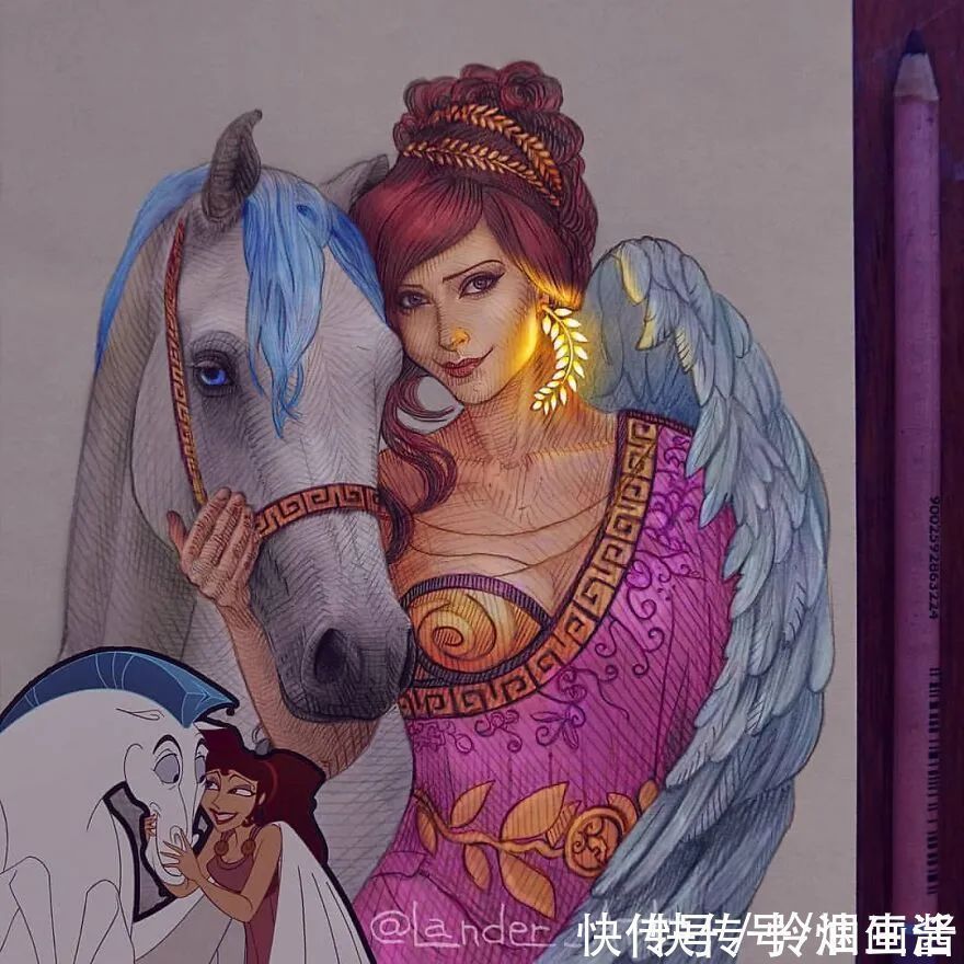 迪士尼公主|终于还是来了,会发光的迪士尼公主插画,让人眼前一亮