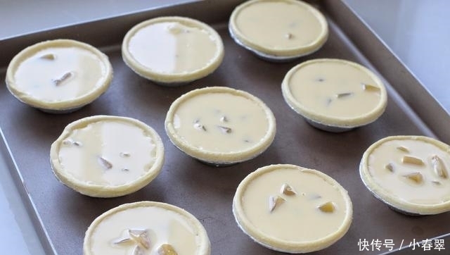 黄桃|完爆肯德基的黄桃蛋挞,料足味美比鸡蛋羹还嫩滑,孩子一口气吃仨