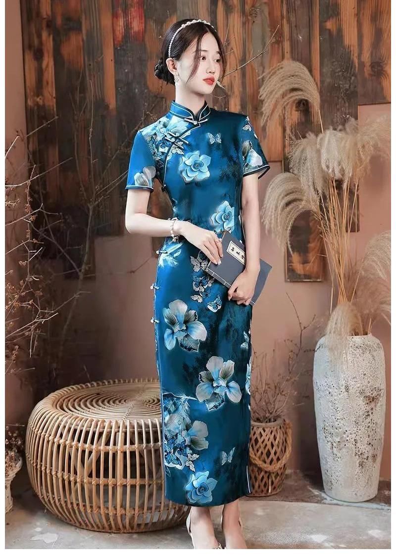 中国女性|我想作为一个女人，自从遇见一袭长裙改良旗袍，余生皆是欢喜！