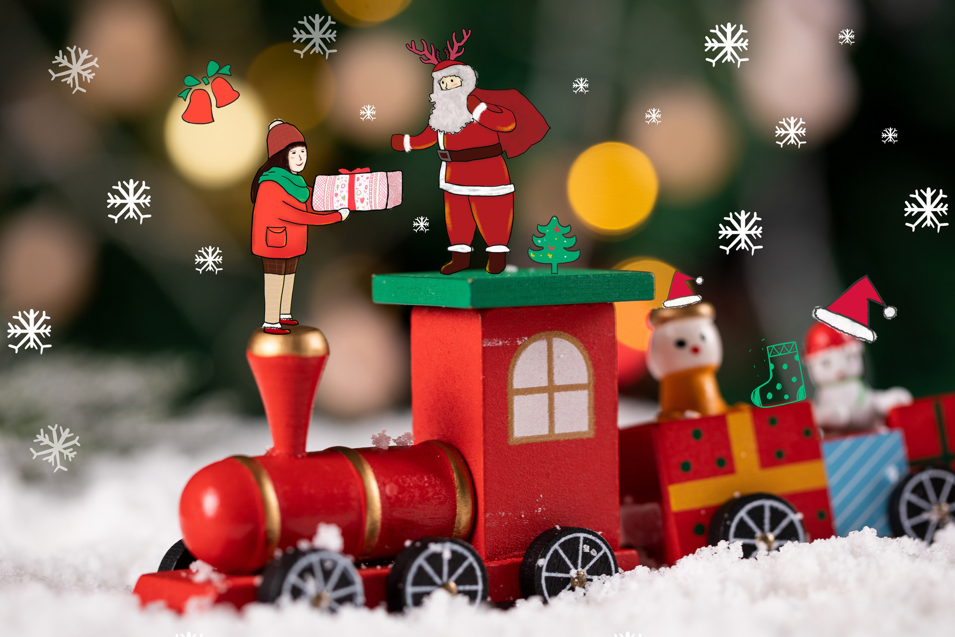 圣诞手机图,发给朋友吧!好看的祝福,还可以当屏保呦! ???