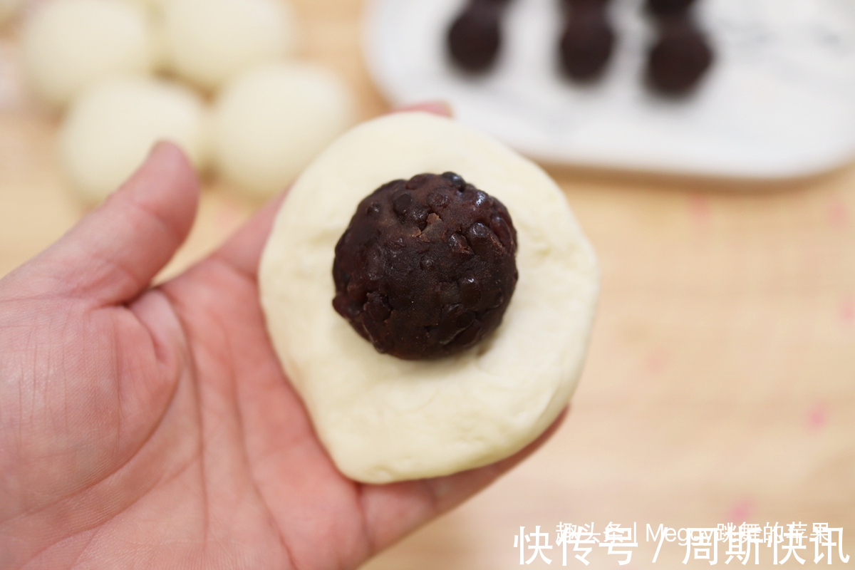 抹茶粉|超好吃的墨西哥抹茶红豆包，自己做的实惠又踏实，早餐吃倍儿美