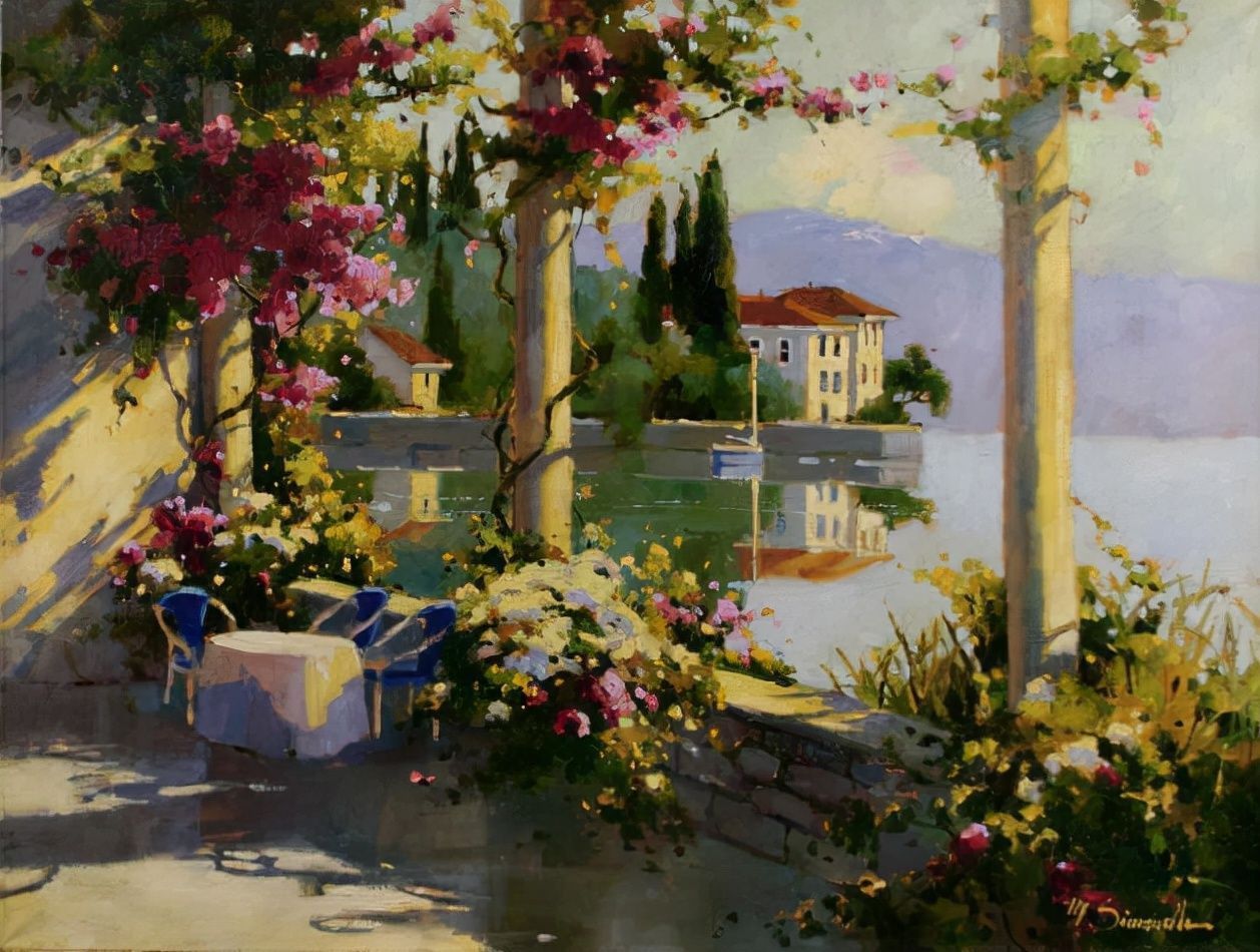 两只狗!她是绘画古典写实主义的热爱者,15年教学艺术知识