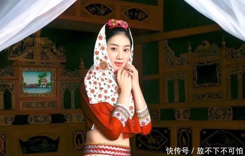 佳人巧笑兮,容华若桃李:油画人物艺术作品