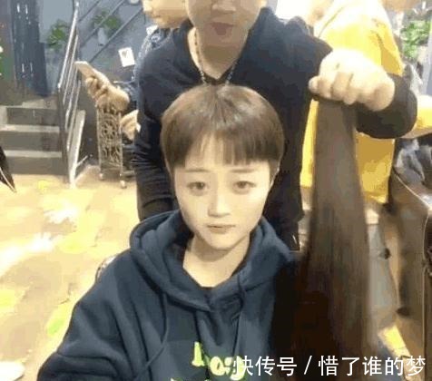长发|16岁女孩短发像个假小子, 接完长发后, 让男人们怀疑人生!
