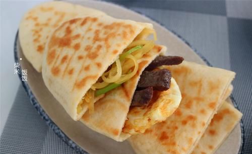 加上|发面饼还可以这样做,大空心,加上自己爱吃的菜,人人喜欢