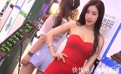 大长腿 大红连衣裙搭配喷火的身材,比小辣椒还辣