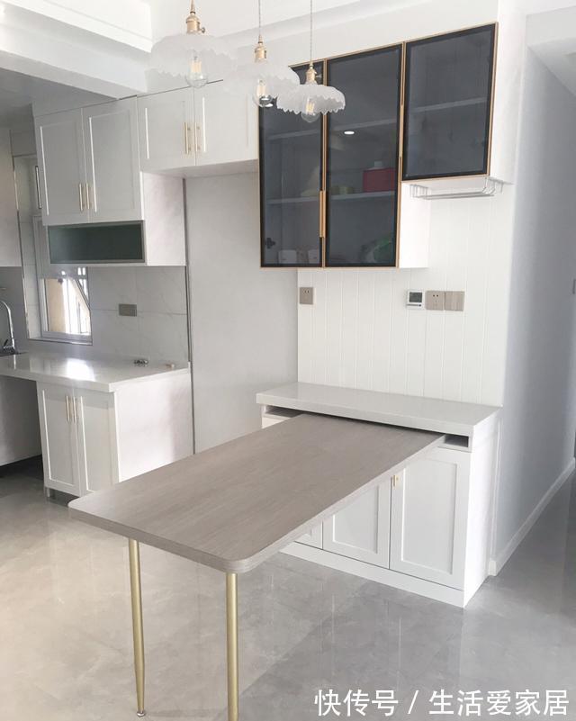 柜子|第二次装修新房，做开放式厨房，全屋定制柜子，打扫干净晾着通风