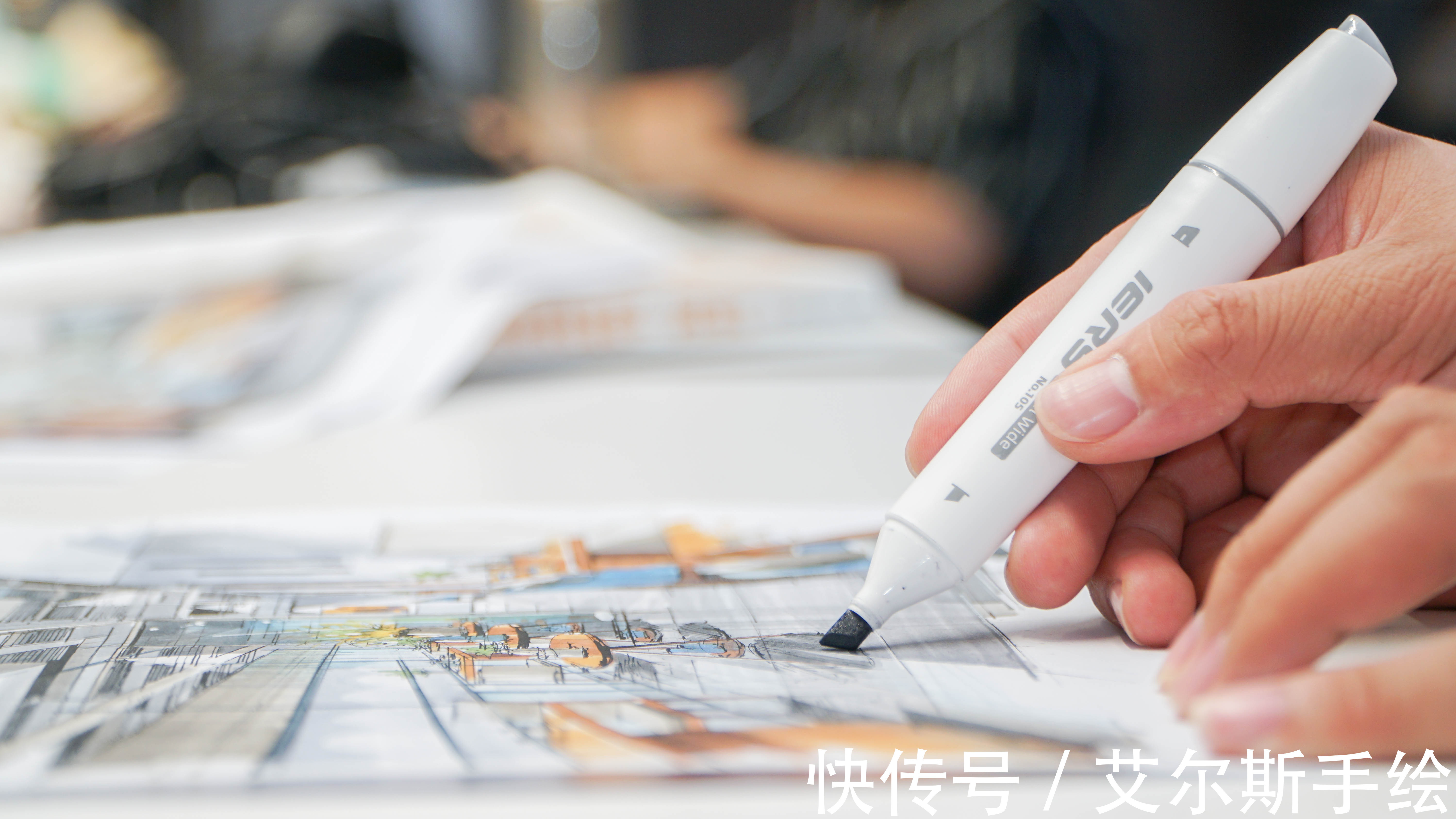 笔画|【手绘经验分享】如何用马克笔画出有灵魂的画作呢?