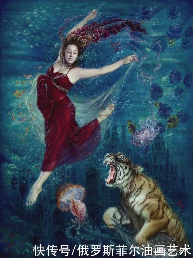 曼努克&自然野性!亚美尼亚女艺术家曼努克的唯美油画作品欣赏