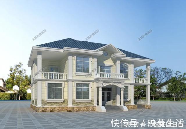 种田园|乡村欧式二层别墅设计图,建个酒窖过上田园宁静生活
