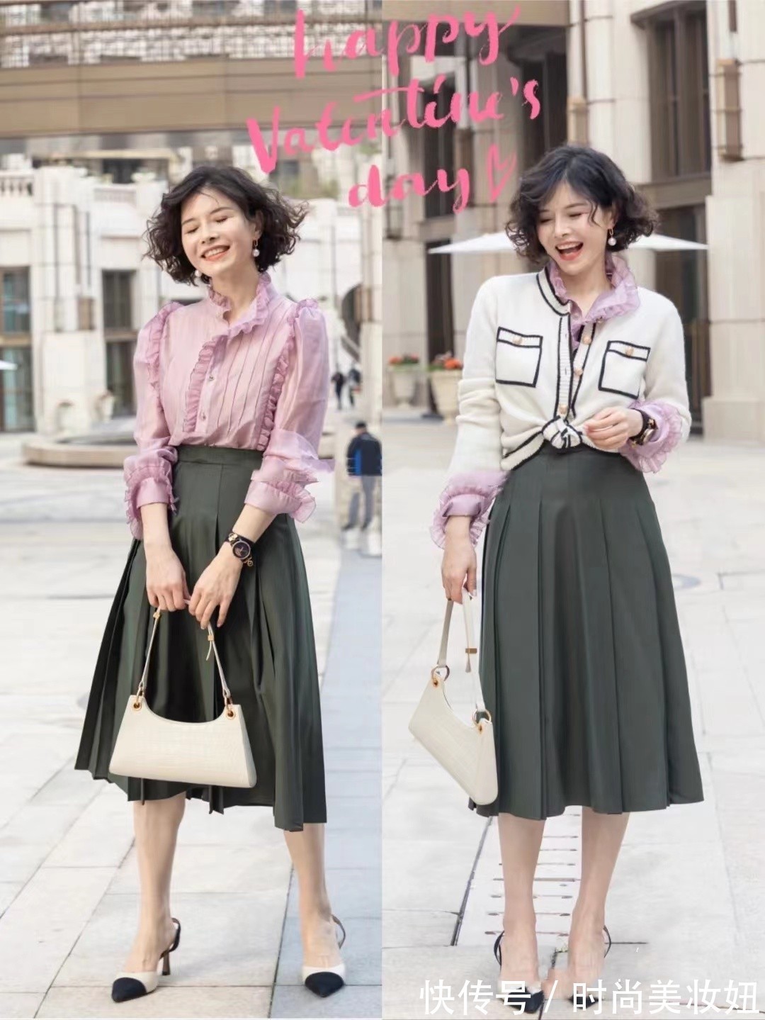 大长腿|四五十岁的女人,别穿得太老气,学她的搭配俏皮减龄还洋气