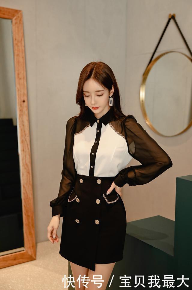 女神孙允珠时尚穿搭薄纱微透裙装,性感迷人