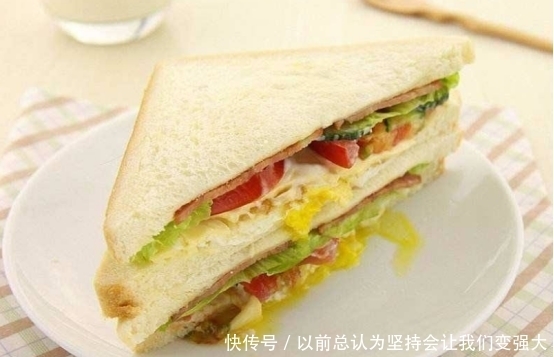 火腿|好吃简单的三明治，除了能加火腿鸡蛋，还能够加入这些食材
