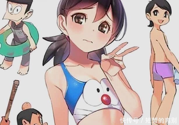 哆啦当《哆啦A梦》全员长大后,静香女神范十足,大雄逆袭成学霸