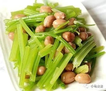 家常菜精选：芹菜炒肉片、芹菜炒腐竹、芹菜炒香干、花生拌西芹