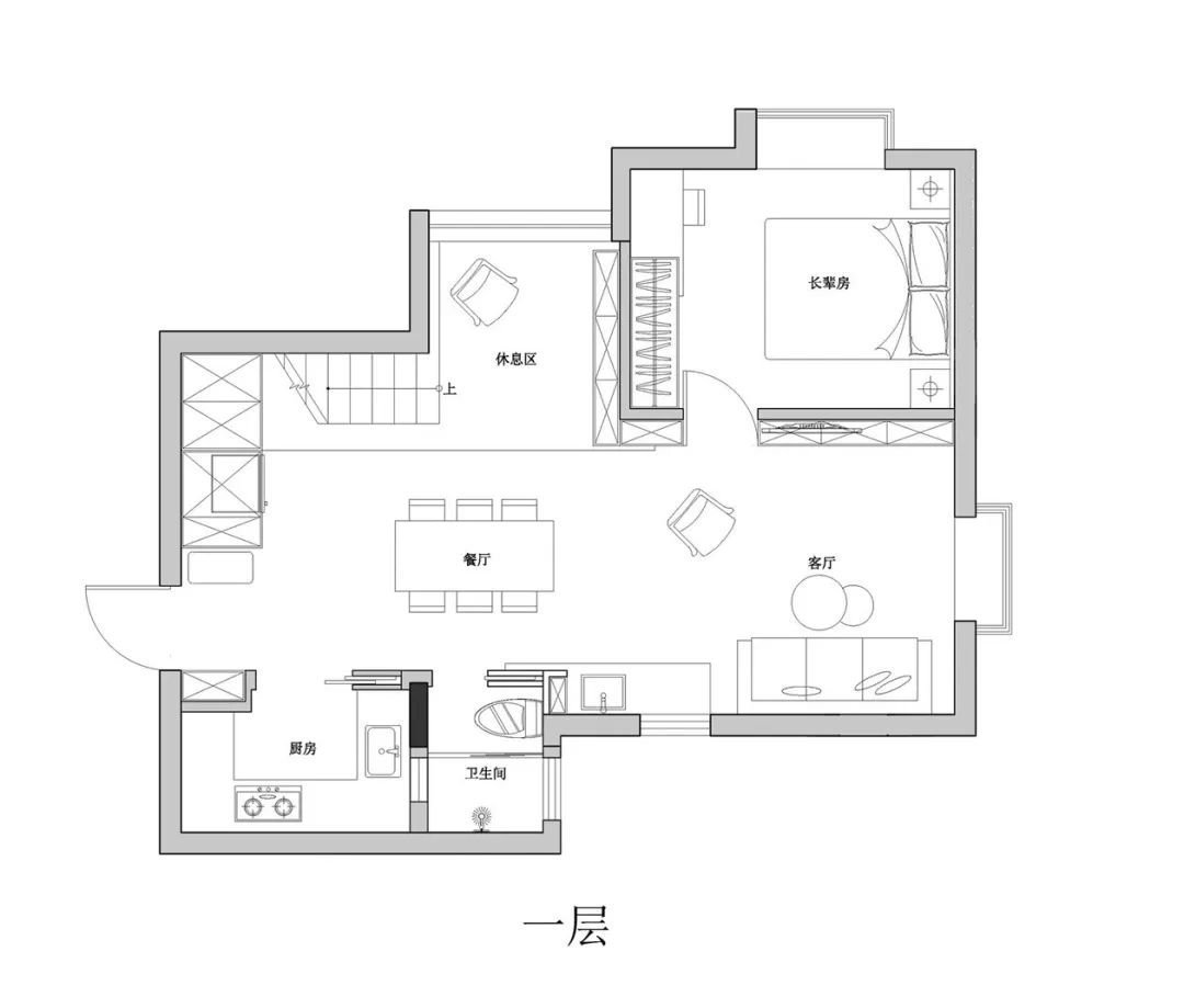 客厅|158㎡复式3房改4房，空间翻倍的超实用绝招！