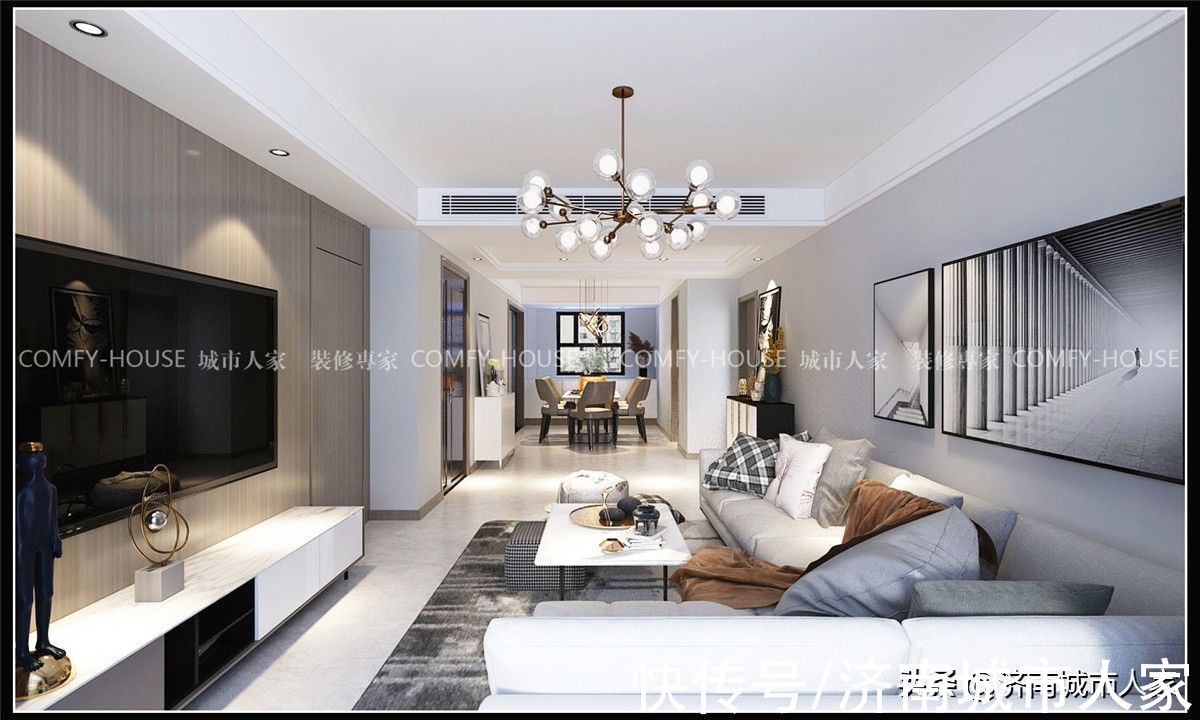 阅山|中铁逸都国际-阅山现代风格装修效果图