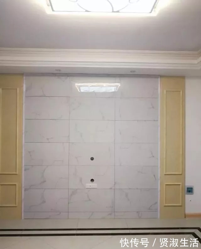 完工|新房装修三个月完工,家具还没买就显露“豪气”,背景墙好有档次
