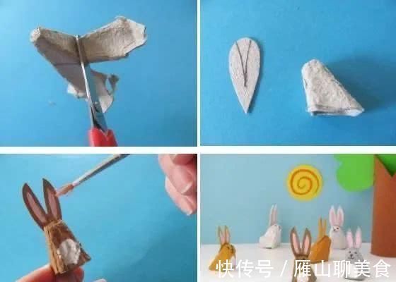 当妈妈“被迫”学会各种手工后,她就连蛋托都不放过了