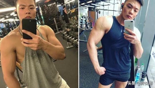 肌肉型男|90后型男恋上健身,用青春汗水打造饱满的胸肌和冰块盒般的腹肌
