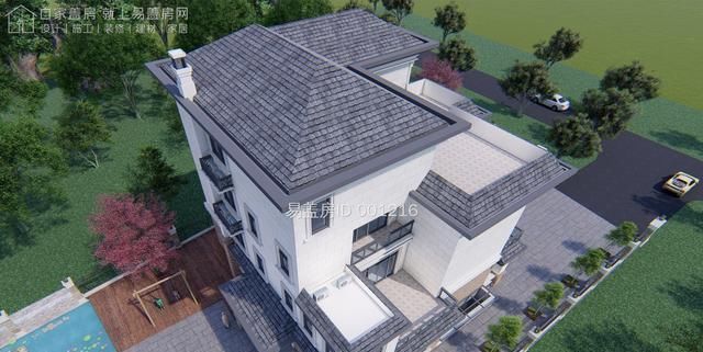 平面图|农村盖房单单主体就花费百万，4层带地下室，10卧室这得住多少人