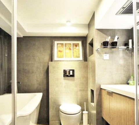 楼梯|50㎡工业风复式小户型,超大视野,简约舒适新风尚