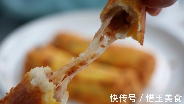 5分钟快手早餐，营养又好吃，一卷一煎就搞定，孩子隔天就要吃！