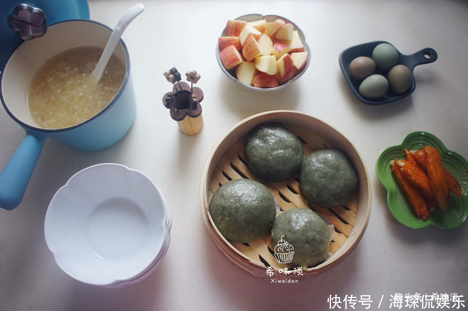 我家|晒晒我家夏天的早餐,一家四口吃的舒坦,每天花样都不同,真美味