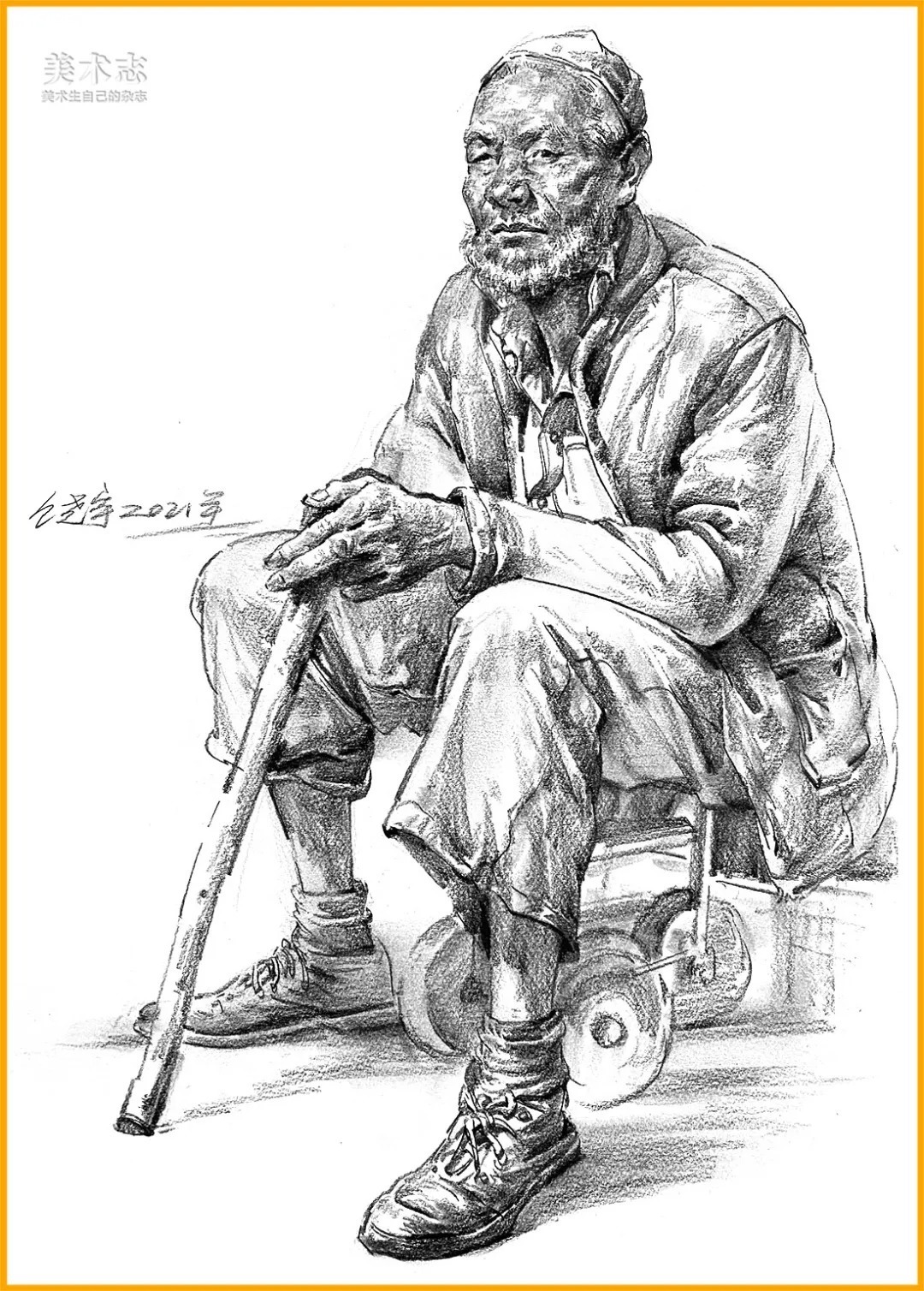 老师&想画好速写就要多发现生活中的美和感人瞬间!