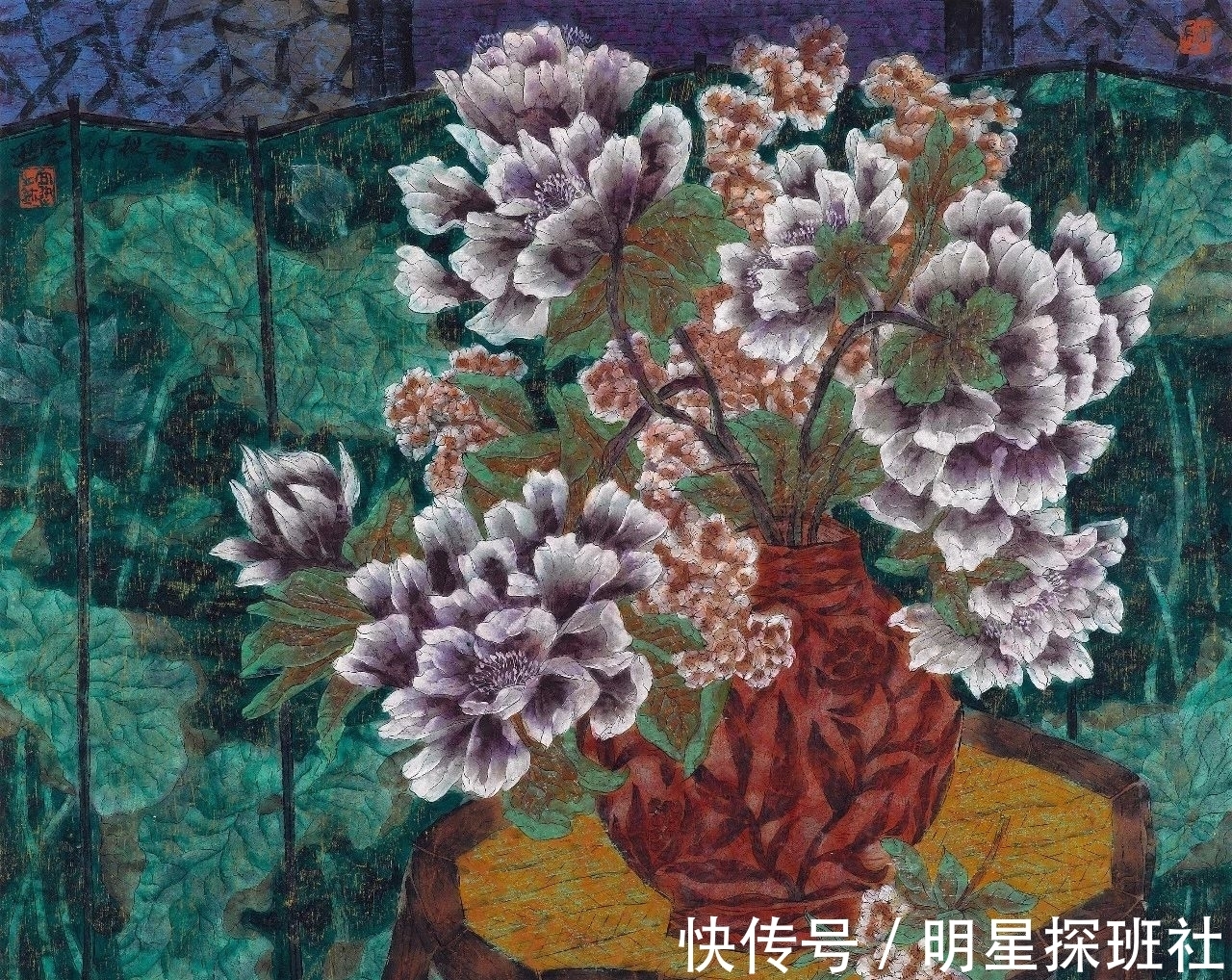 绘画作品|「津门网」陈向迅的绘画作品色彩丰富笔墨厚重,更偏向于装饰绘画