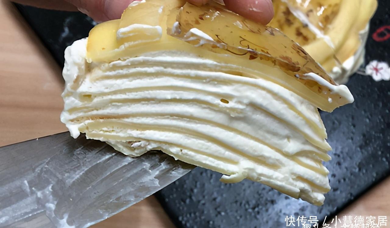 面皮|带着秋味的甜品,多层柔软的桂花蛋糕,入口即化,好吃又好看