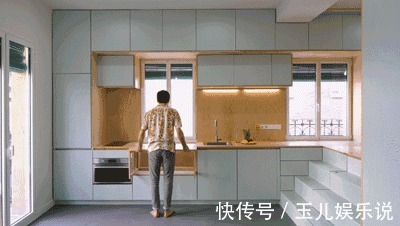 设计师|国外35㎡公寓,设计师脑洞大开,还是头一次见,储物空间真是一绝