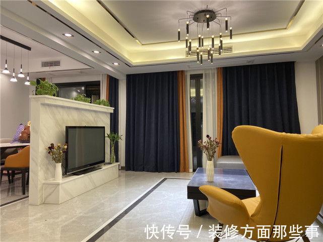 奢华|130平现代轻奢风,符合城市年轻人高节奏的都市生活