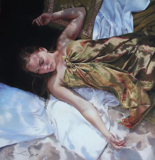 美术学院|她是大师,她的色粉画作美得令人浮想联翩!