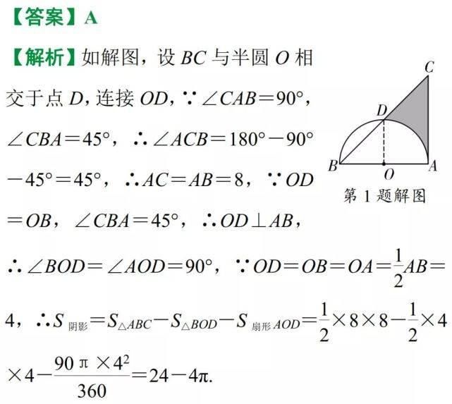 面积|初中数学：阴影部分面积计算超好用方法总结，学会不丢分！