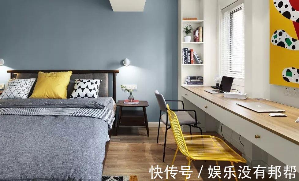 小户型|用一面墙打造一个书房,小户型有个书桌就够用了!省了整整一间房
