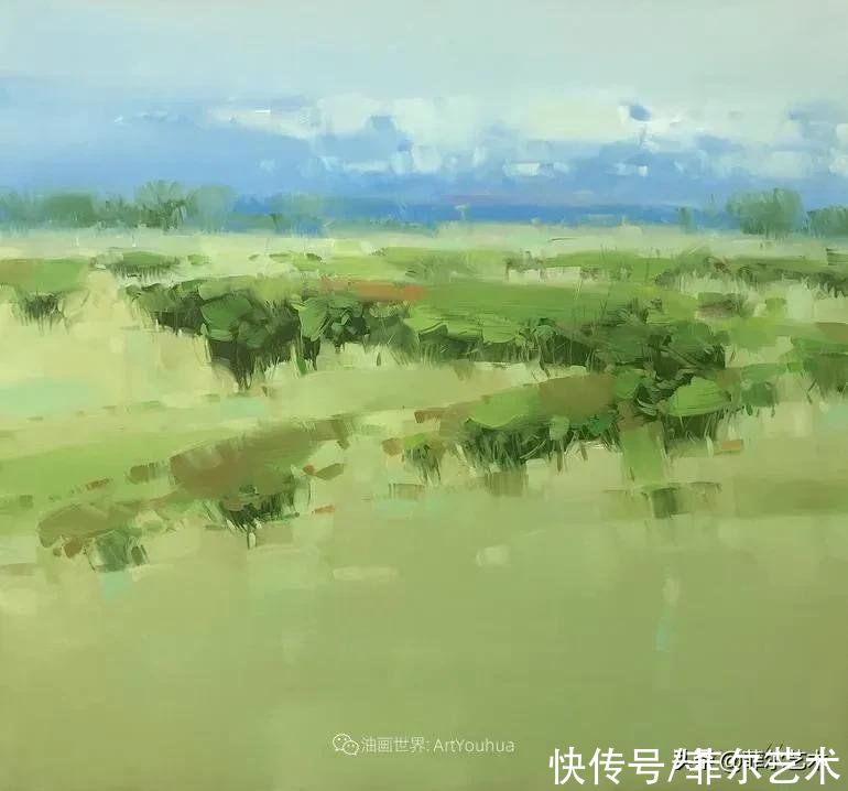 旅美|简单又清新，漂亮笔触~旅美亚美尼亚画家瓦赫·耶雷米扬油画欣赏