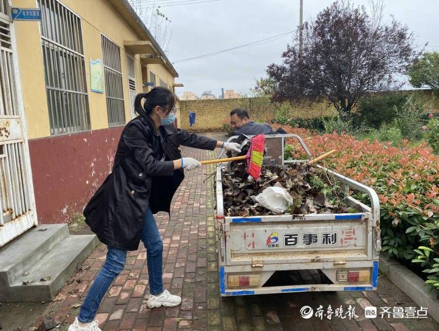 大扫除|东昌府区大张中学开展校园卫生大扫除活动