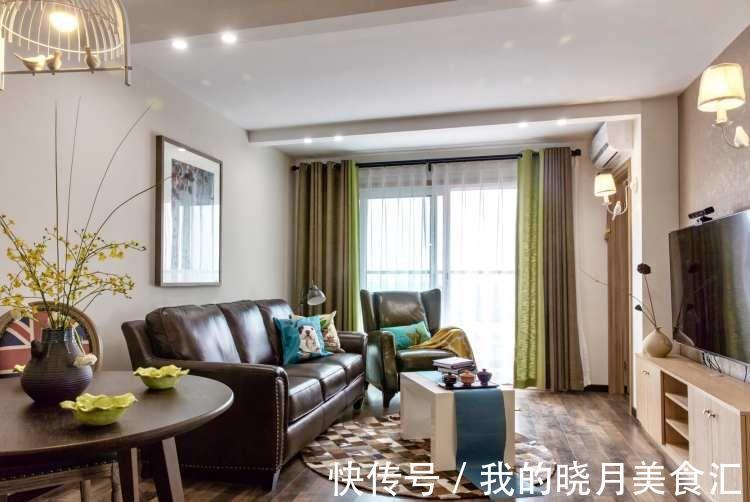 实用|80㎡简美式小两居,优雅时尚美与实用兼具,二人世界舒适又美好