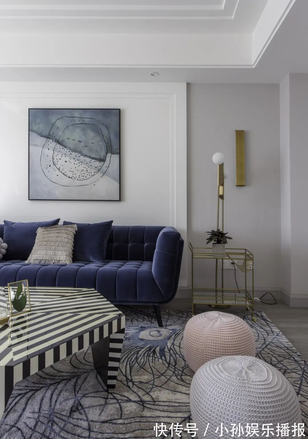 空间|180㎡浪漫小窝,蓝与粉、灰与白,优雅情趣,轻松舒适