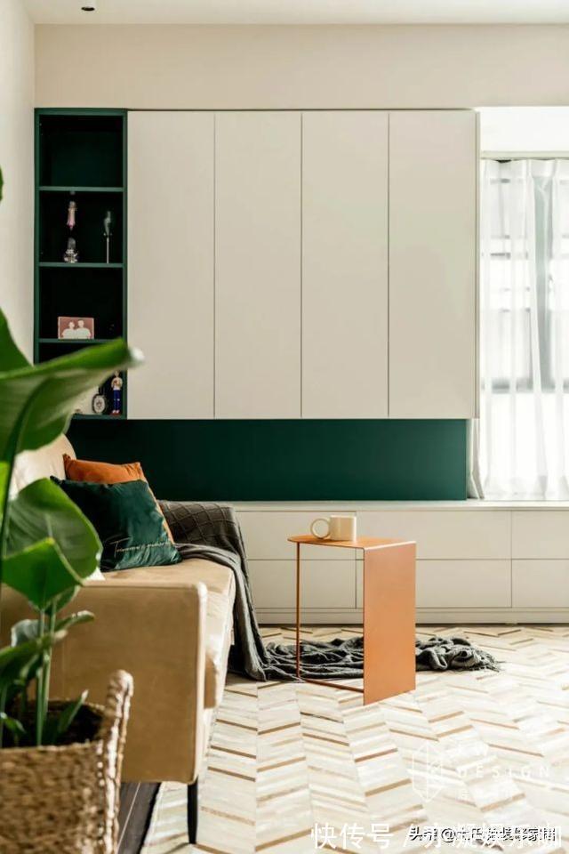 浴室柜|客厅没有茶几,空间却瞬间高级?看看她74㎡的家是怎么做的