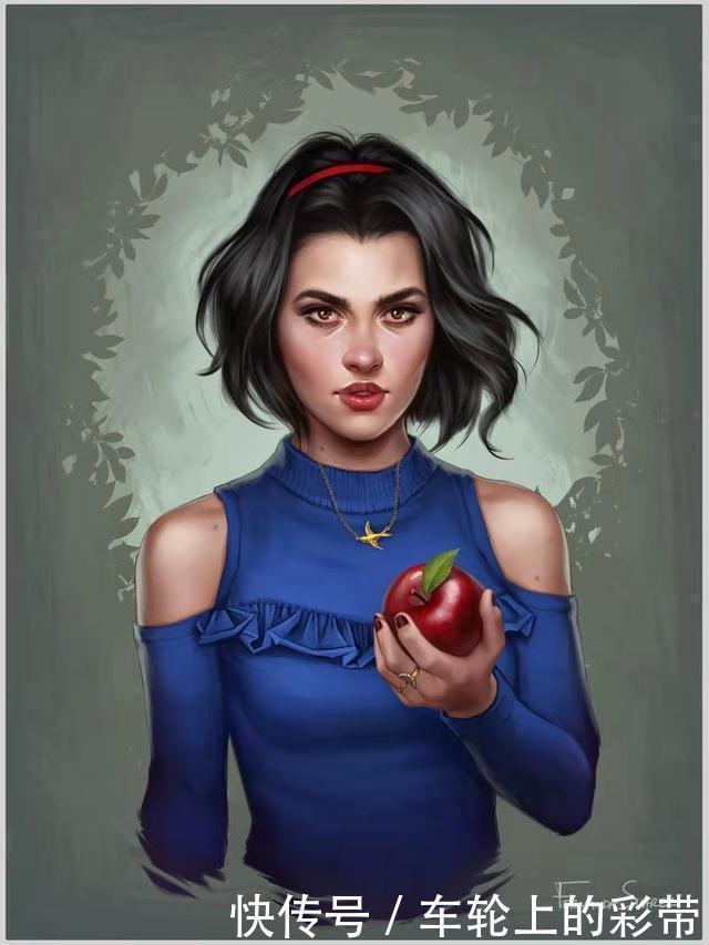 贝儿公主|写实风格迪士尼公主,艾莎公主更换新造型,白雪公主反差太大