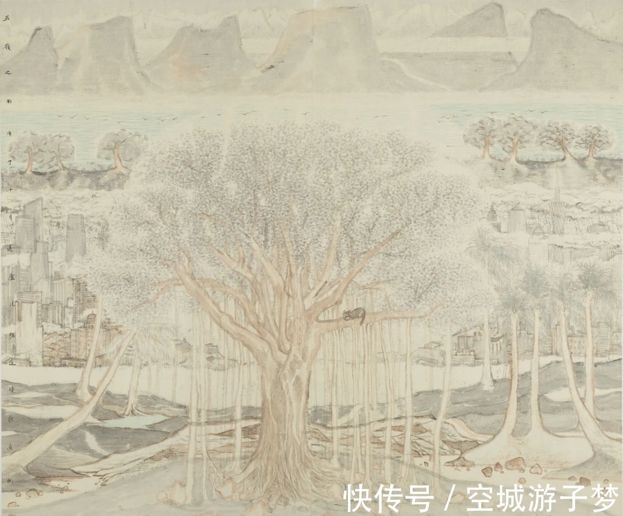 山水画!敢于探索就拥有了成功的基石|邱佳铭山水画