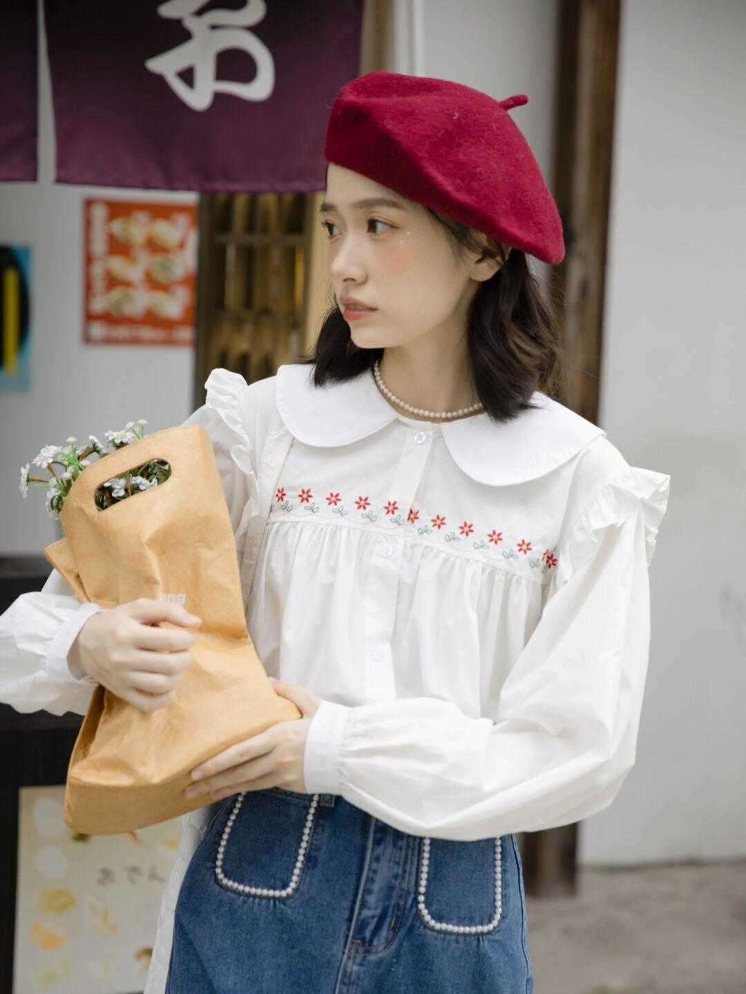 牛仔衬衫|别老穿烂大街的牛仔衬衫了,早春选择这“三款”,精致又洋气