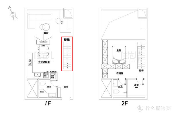 地台床|住范儿真实案例 篇二十七：47㎡小复式靠8大功能区，直接住成100㎡